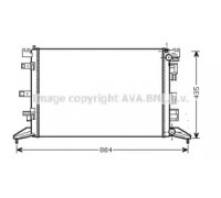 RTA2425 AVA QUALITY COOLING - купить в магазине запчастей по Украине