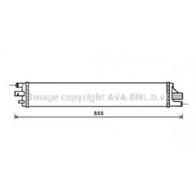 Радиатор, охлаждение двигателя RTA2559 AVA QUALITY COOLING - купить в магазине запчастей по Украине