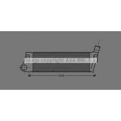 Интеркулер RTA4316 AVA QUALITY COOLING - купить в магазине запчастей по Украине