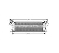 Интеркулер AVA QUALITY COOLING RTA4351 RTA4351 AVA QUALITY COOLING - купить в магазине запчастей по Украине
