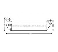 RTA4397 AVA QUALITY COOLING - купить в магазине запчастей по Украине