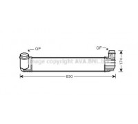 Интеркулер AVA QUALITY COOLING RTA4413 RTA4413 AVA QUALITY COOLING - купить в магазине запчастей по Украине