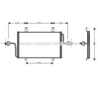 Конденсатор, кондиционер AVA QUALITY COOLING RTA5279 RTA5279 AVA QUALITY COOLING - купить в магазине запчастей по Украине
