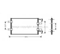 Конденсатор, кондиционер AVA QUALITY COOLING RTA5314 RTA5314 AVA QUALITY COOLING - купить в магазине запчастей по Украине