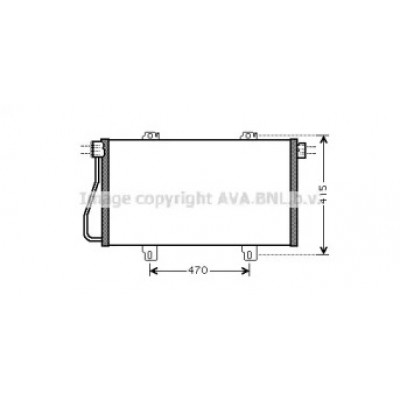 Конденсатор, кондиционер RTA5352 AVA QUALITY COOLING - купить в магазине запчастей по Украине