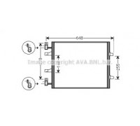 RTA5459 AVA QUALITY COOLING - купить в магазине запчастей по Украине