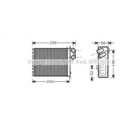 RTA6398 AVA QUALITY COOLING - купить в магазине запчастей по Украине