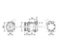 RTAK468 AVA QUALITY COOLING - купить в магазине запчастей по Украине