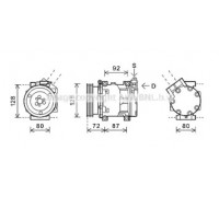 RTAK479 AVA QUALITY COOLING - купить в магазине запчастей по Украине