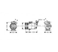 Компрессор, кондиционер AVA QUALITY COOLING RTK384 RTK384 AVA QUALITY COOLING - купить в магазине запчастей по Украине