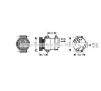 Компрессор, кондиционер AVA QUALITY COOLING RTK441 RTK441 AVA QUALITY COOLING - купить в магазине запчастей по Украине