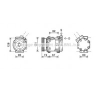 RTK468 AVA QUALITY COOLING - купить в магазине запчастей по Украине