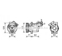 RTK495 AVA QUALITY COOLING - купить в магазине запчастей по Украине