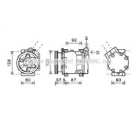 RTK619 AVA QUALITY COOLING - купить в магазине запчастей по Украине