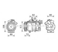 Компрессор, кондиционер AVA QUALITY COOLING RTK628 RTK628 AVA QUALITY COOLING - купить в магазине запчастей по Украине
