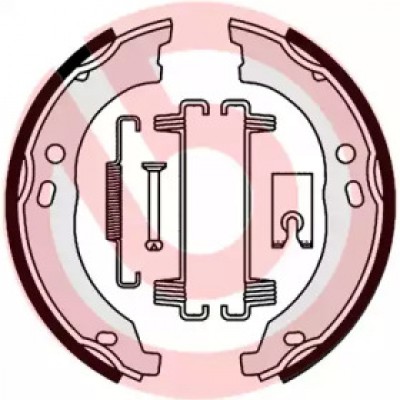 Комплект тормозных колодок, стояночная тормозная система S23579 BREMBO - купить в магазине запчастей по Украине
