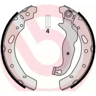 Комплект тормозных колодок S24540 BREMBO - купить в магазине запчастей по Украине
