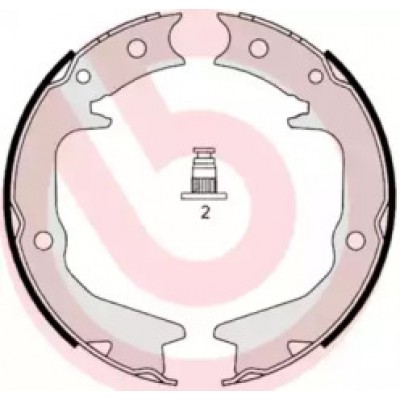 Комплект тормозных колодок, стояночная тормозная система S54519 BREMBO - купить в магазине запчастей по Украине