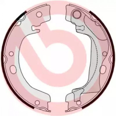 Комплект тормозных колодок, стояночная тормозная система S83560 BREMBO - купить в магазине запчастей по Украине