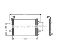 Конденсатор, кондиционер AVA QUALITY COOLING SAA5007D SAA5007D AVA QUALITY COOLING - купить в магазине запчастей по Украине