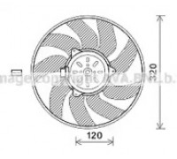 SB7504 AVA QUALITY COOLING - купить в магазине запчастей по Украине