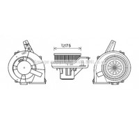 Электродвигатель, вентиляция салона AVA QUALITY COOLING ST8045 ST8045 AVA QUALITY COOLING - купить в магазине запчастей по Украине