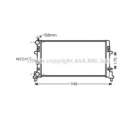 Радиатор, охлаждение двигателя AVA QUALITY COOLING STA2041 STA2041 AVA QUALITY COOLING - купить в магазине запчастей по Украине