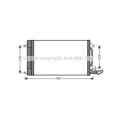 Конденсатор, кондиционер STA5038D AVA QUALITY COOLING - купить в магазине запчастей по Украине
