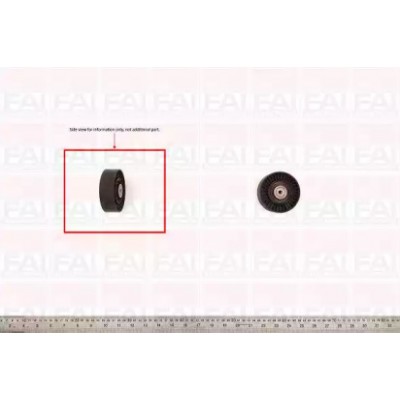 Натяжной ролик, поликлиновойремень T1027 FAI AutoParts - купить в магазине запчастей по Украине