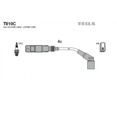 Комплект проводов зажигания T810C TESLA - купить в магазине запчастей по Украине