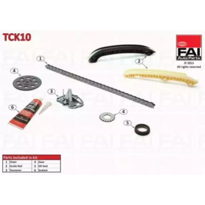 Комплект цели привода распредвала TCK10 FAI AutoParts - купить в магазине запчастей по Украине