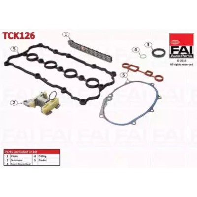 Комплект цели привода распредвала TCK126 FAI AutoParts - купить в магазине запчастей по Украине