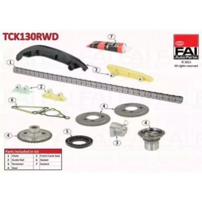 Комплект цели привода распредвала TCK130RWD FAI AutoParts - купить в магазине запчастей по Украине