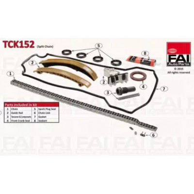 Комплект цели привода распредвала TCK152 FAI AutoParts - купить в магазине запчастей по Украине