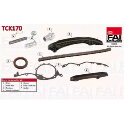 Комплект цели привода распредвала TCK170 FAI AutoParts - купить в магазине запчастей по Украине
