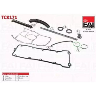 Комплект цели привода распредвала TCK171 FAI AutoParts - купить в магазине запчастей по Украине