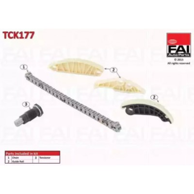 Комплект цели привода распредвала TCK177 FAI AutoParts - купить в магазине запчастей по Украине