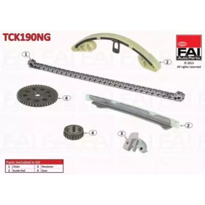 Комплект цели привода распредвала TCK190NG FAI AutoParts - купити в магазині запчастин по Україні