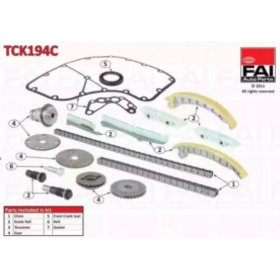 Комплект цели привода распредвала TCK194C FAI AutoParts - купить в магазине запчастей по Украине