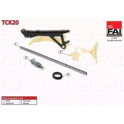 Комплект цели привода распредвала TCK20 FAI AutoParts - купить в магазине запчастей по Украине