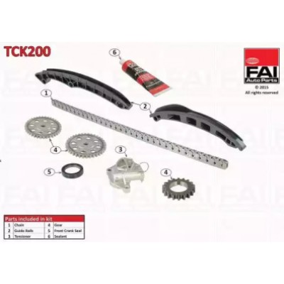 Комплект цели привода распредвала TCK200 FAI AutoParts - купить в магазине запчастей по Украине