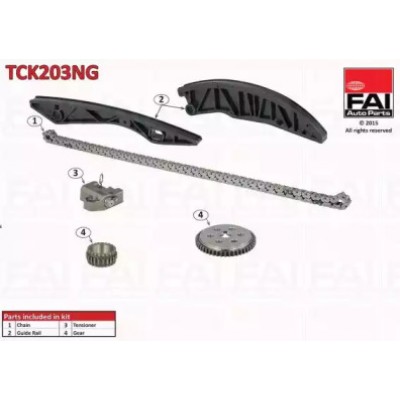 Комплект цели привода распредвала TCK203NG FAI AutoParts - купить в магазине запчастей по Украине