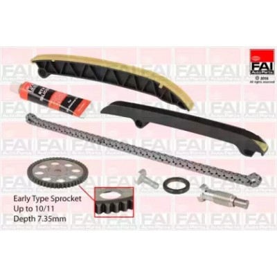 Комплект цели привода распредвала TCK208 FAI AutoParts - купить в магазине запчастей по Украине