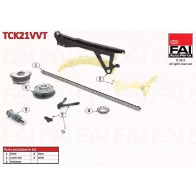 Комплект цели привода распредвала TCK21VVT FAI AutoParts - купить в магазине запчастей по Украине
