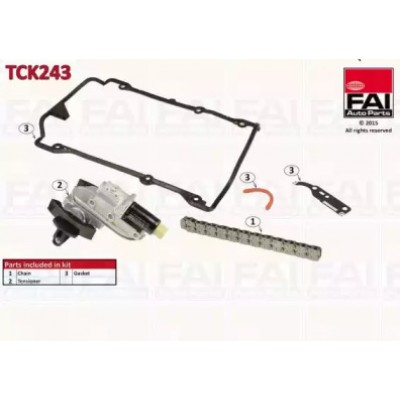 Комплект цели привода распредвала TCK243 FAI AutoParts - купить в магазине запчастей по Украине