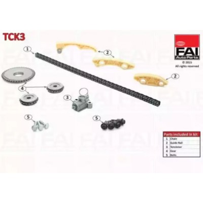 Комплект цели привода распредвала TCK3 FAI AutoParts - купить в магазине запчастей по Украине