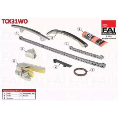Комплект цели привода распредвала TCK31WO FAI AutoParts - купити в магазині запчастин по Україні