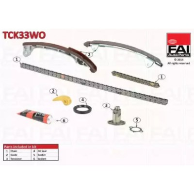 Комплект цели привода распредвала TCK33WO FAI AutoParts - купити в магазині запчастин по Україні
