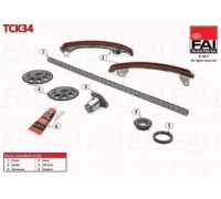 Комплект цели привода распредвала FAI AutoParts TCK34 TCK34 FAI AutoParts - купить в магазине запчастей по Украине