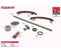 Комплект цели привода распредвала FAI AutoParts TCK34VVT TCK34VVT FAI AutoParts - купить в магазине запчастей по Украине